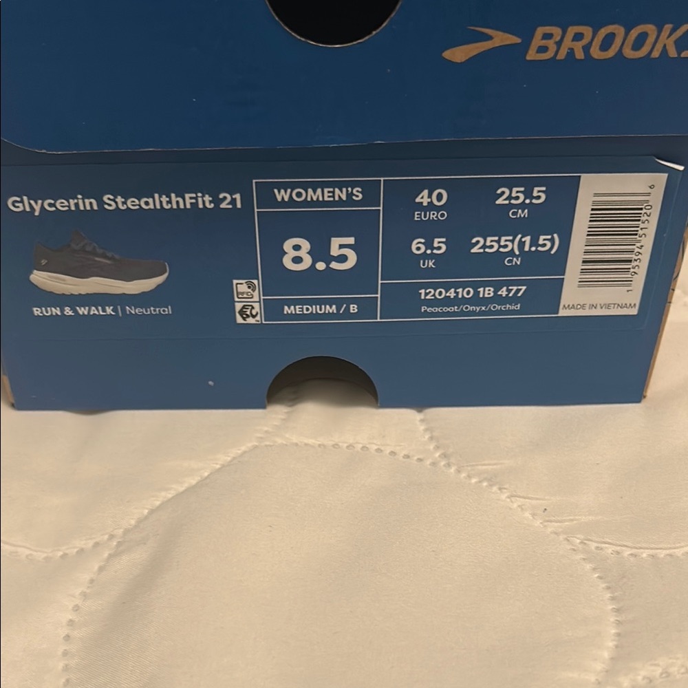Brooks Glycerin StealthFit 21 Women's Running Shoes 8.5 NIB